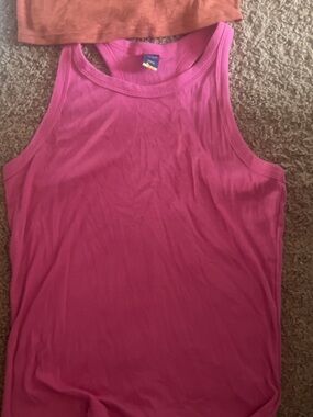 Old Navy Hot Pink Ribbed Tank